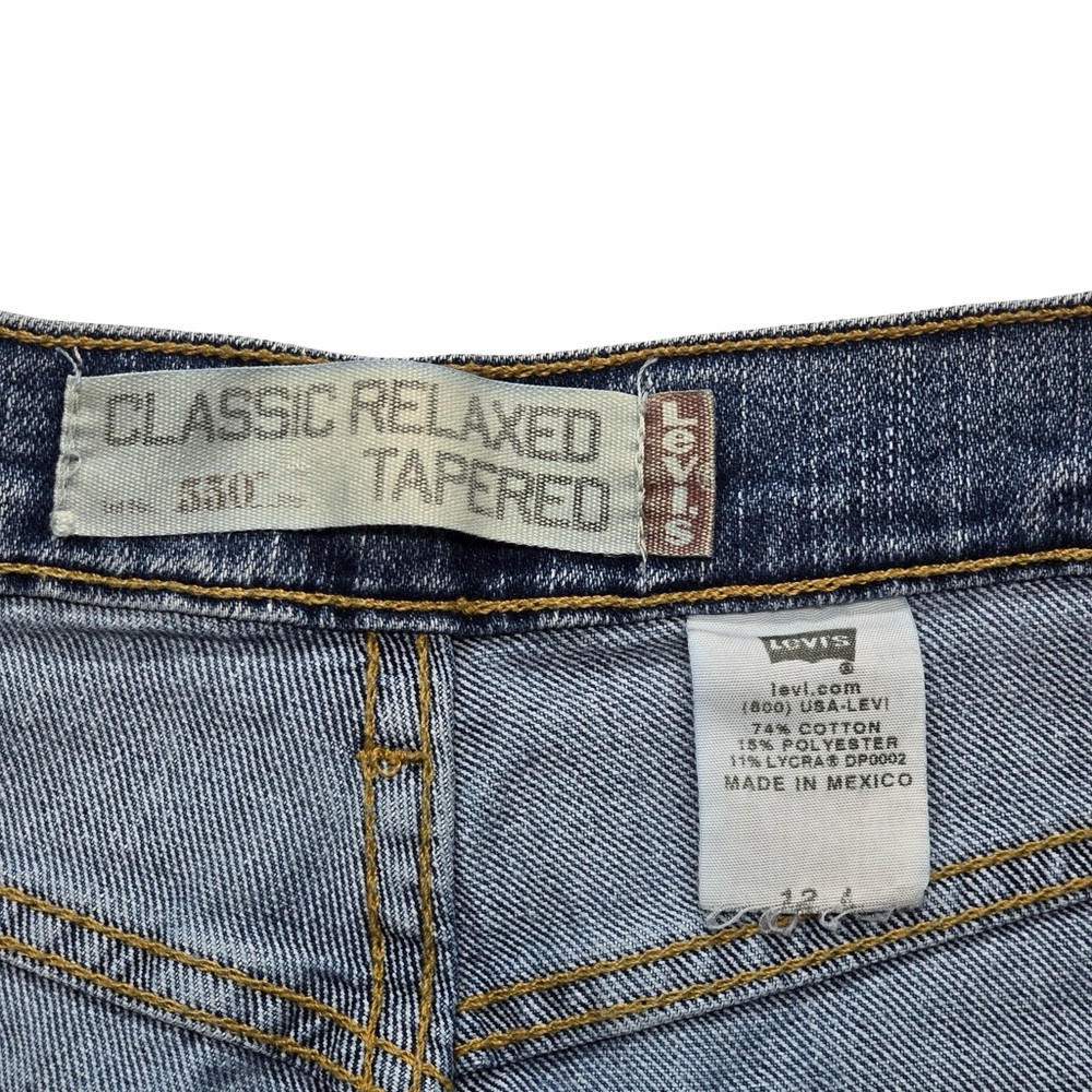 Levi’s 550 Relaxed Tapered Jeans Blue Classic Womens Estimated size‎ 12 - Picture 3 of 8